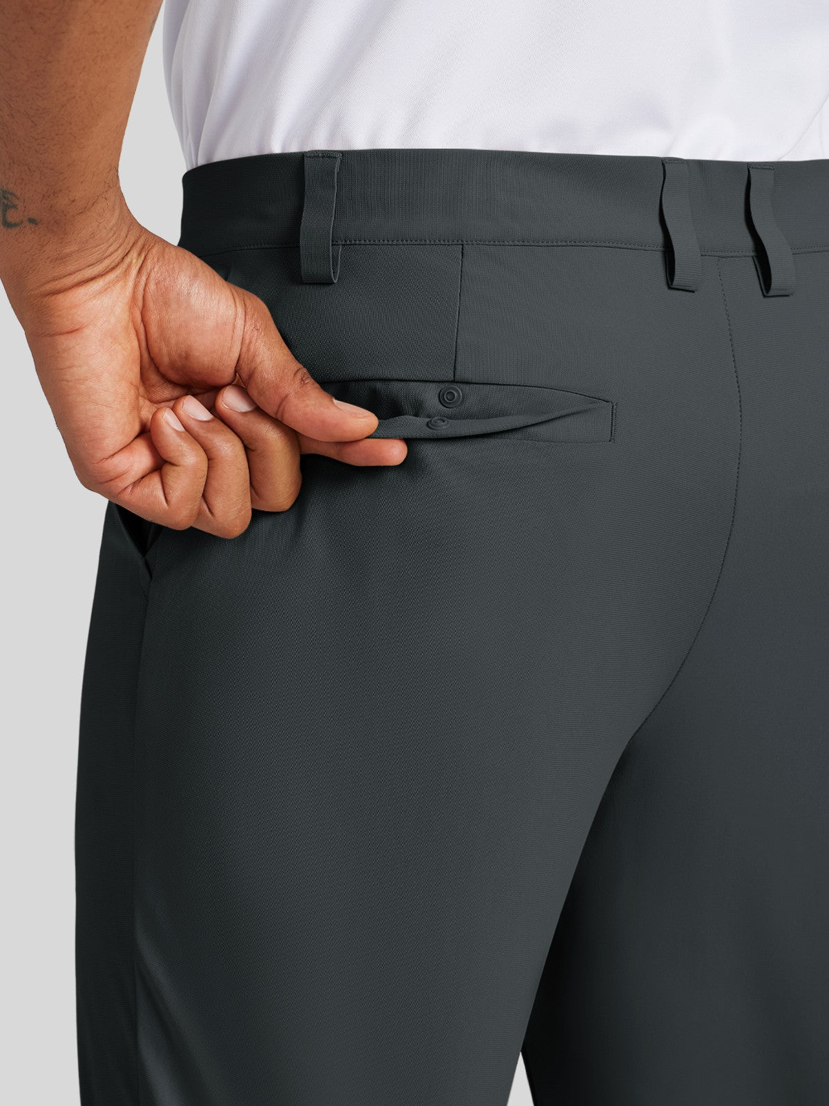 Men's Slim-Fit Golf Dress Pants 30 Inch