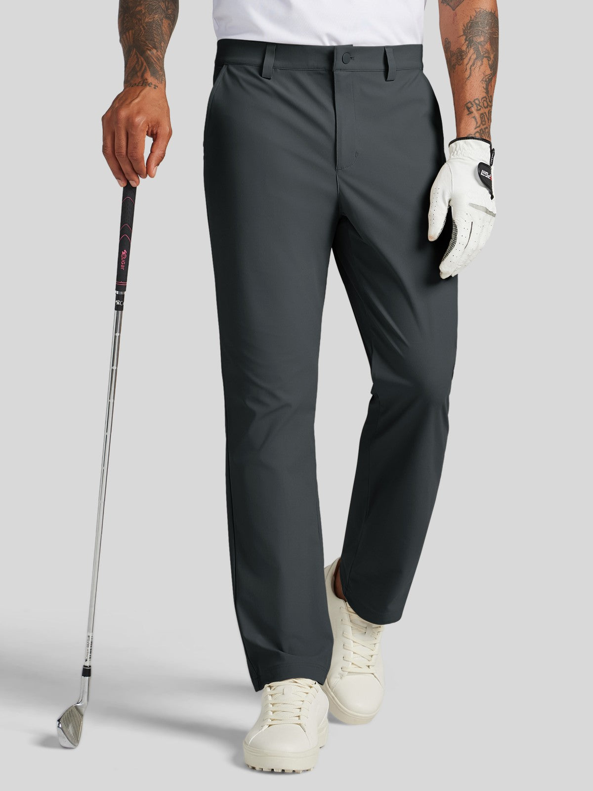 Men's Slim-Fit Golf Dress Pants 28 Inch