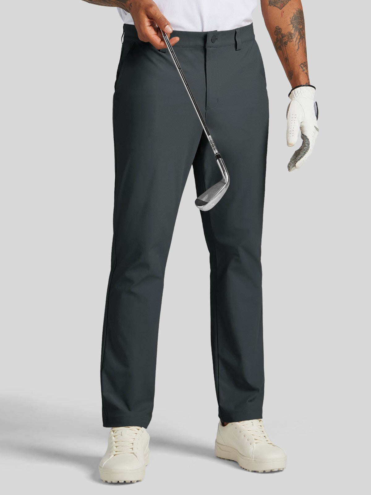 Men's Slim-Fit Golf Dress Pants 34 Inch