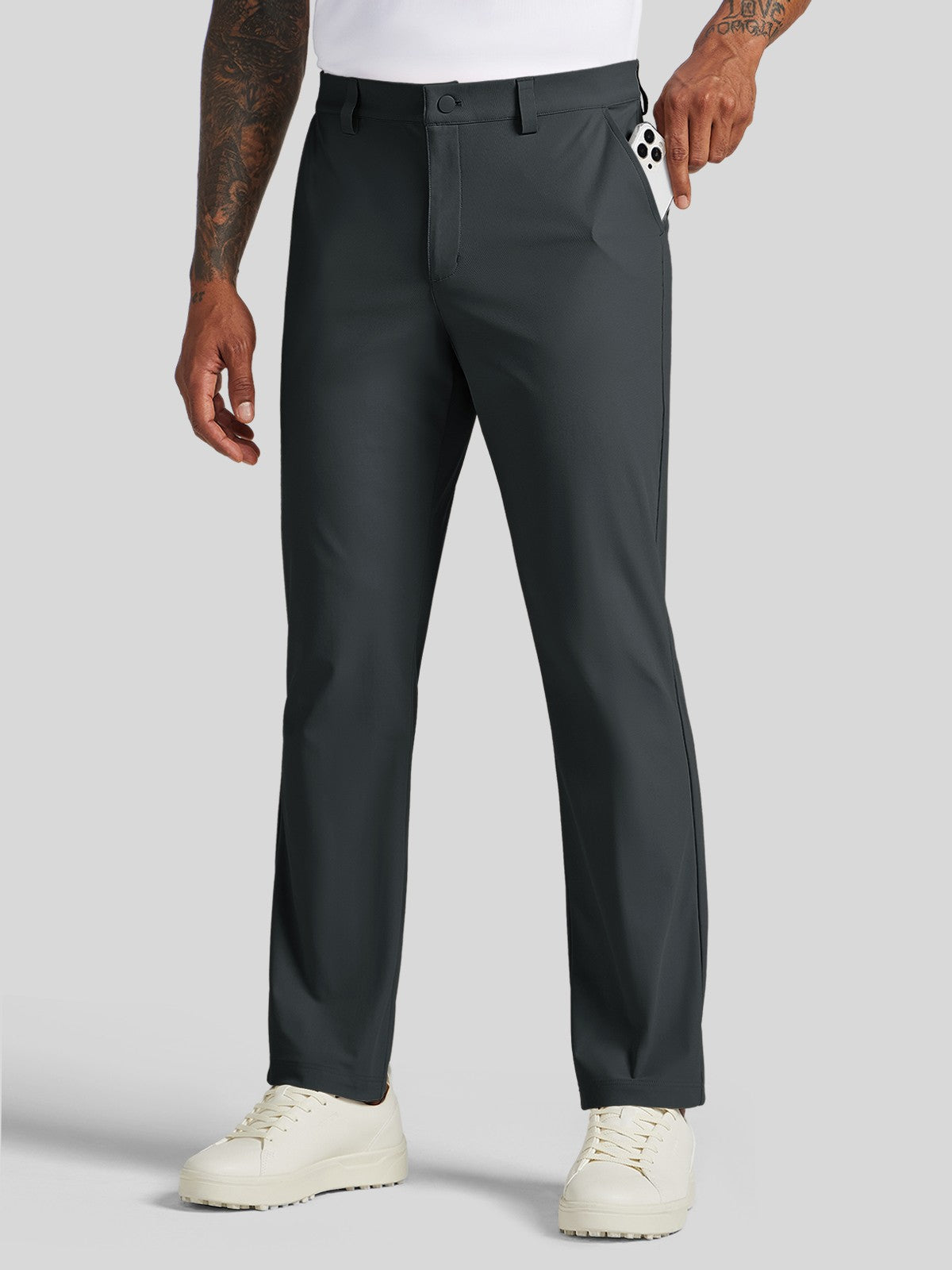 Men's Slim-Fit Golf Dress Pants 30 Inch