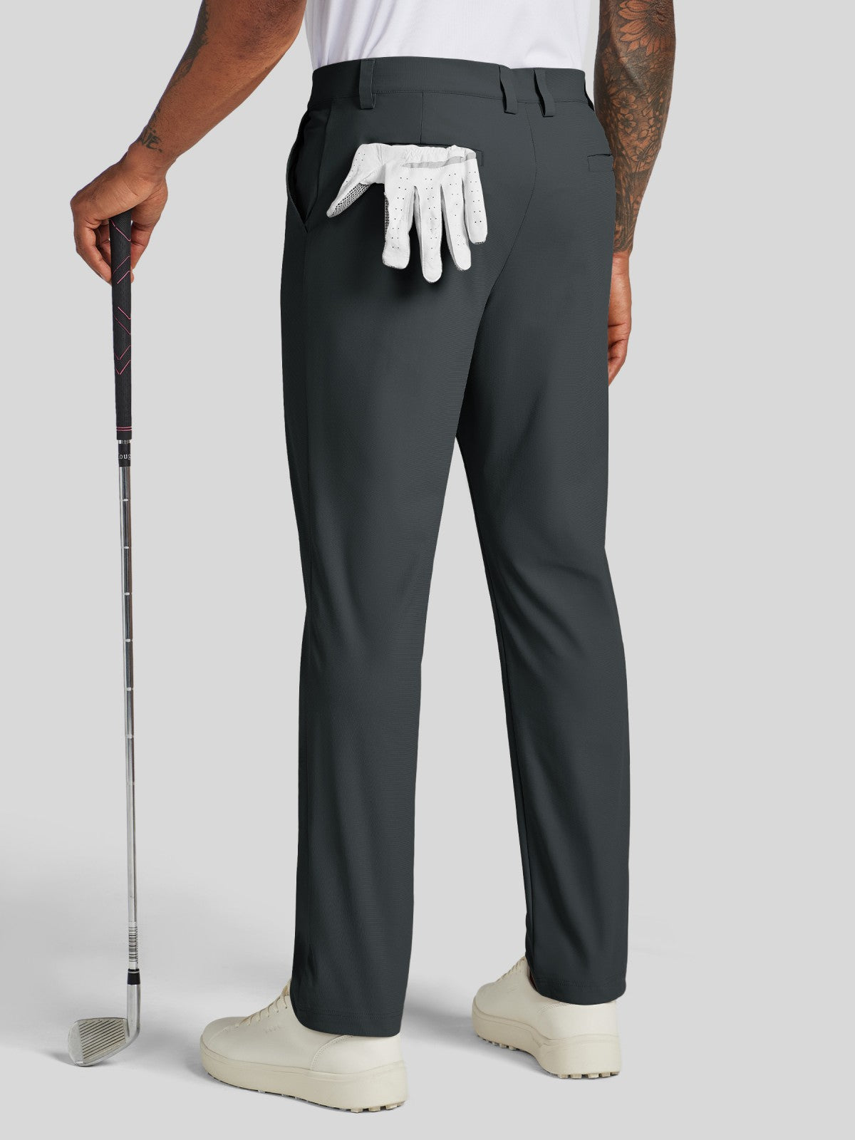 Men's Slim-Fit Golf Dress Pants 30 Inch