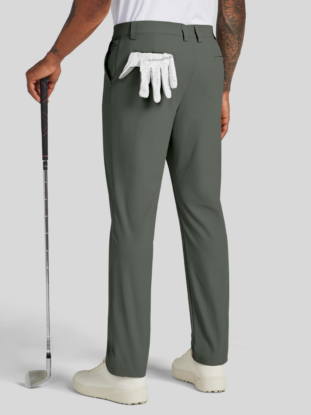 Men's Slim-Fit Golf Dress Pants 30 Inch