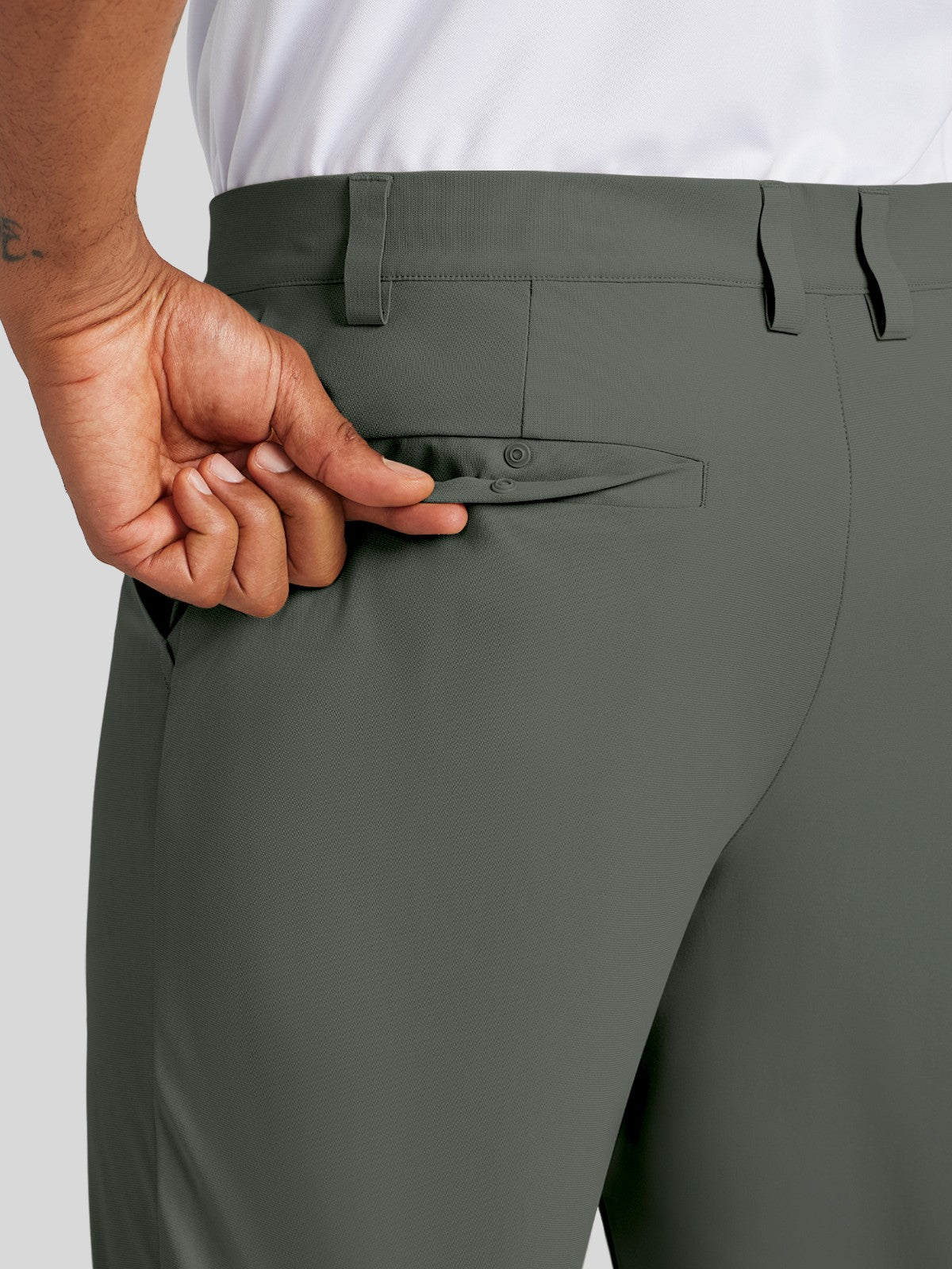 Men's Slim-Fit Golf Dress Pants 30 Inch