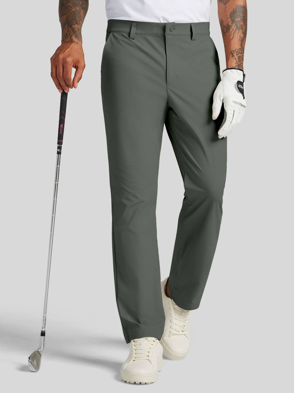 Men's Slim-Fit Golf Dress Pants 30 Inch
