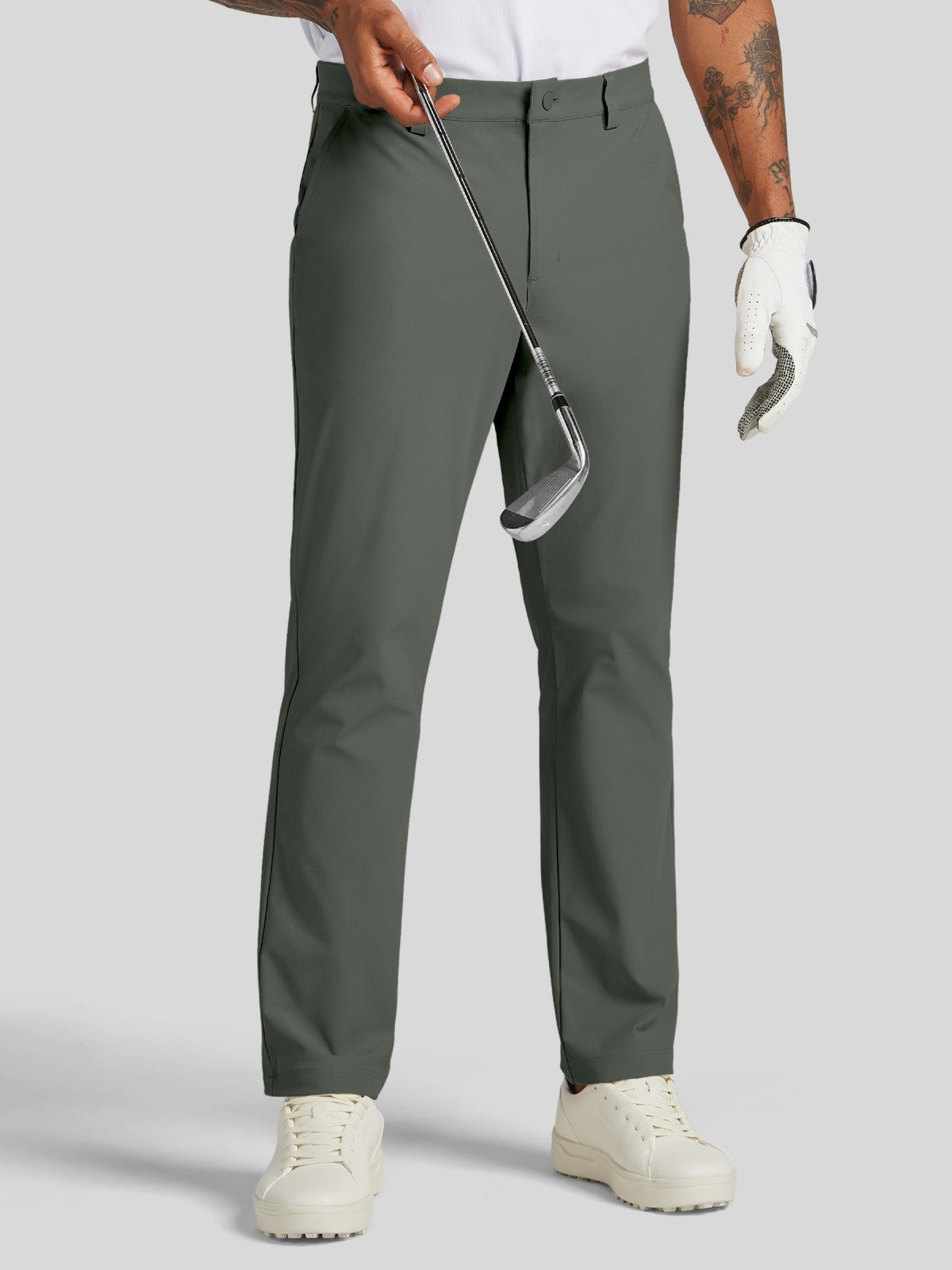 Men's Slim-Fit Golf Dress Pants 34 Inch