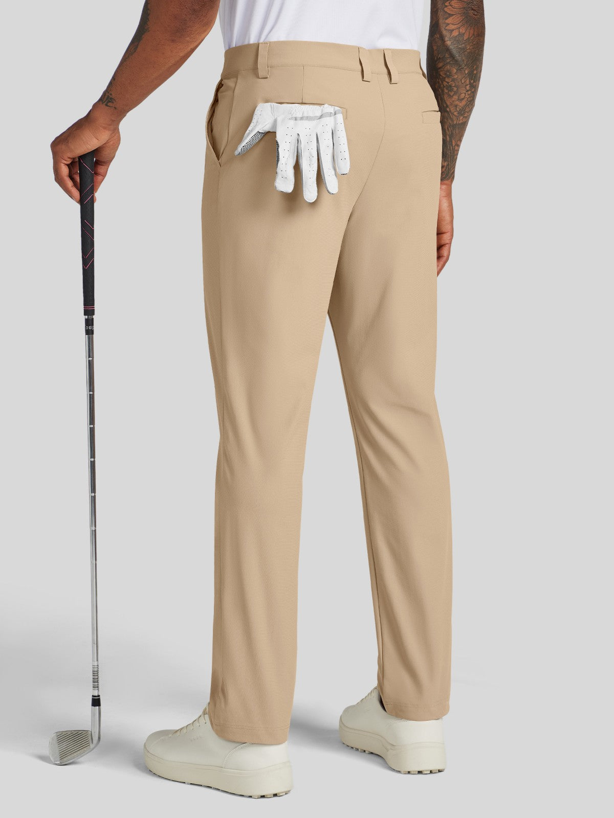 Men's Slim-Fit Golf Dress Pants 30 Inch