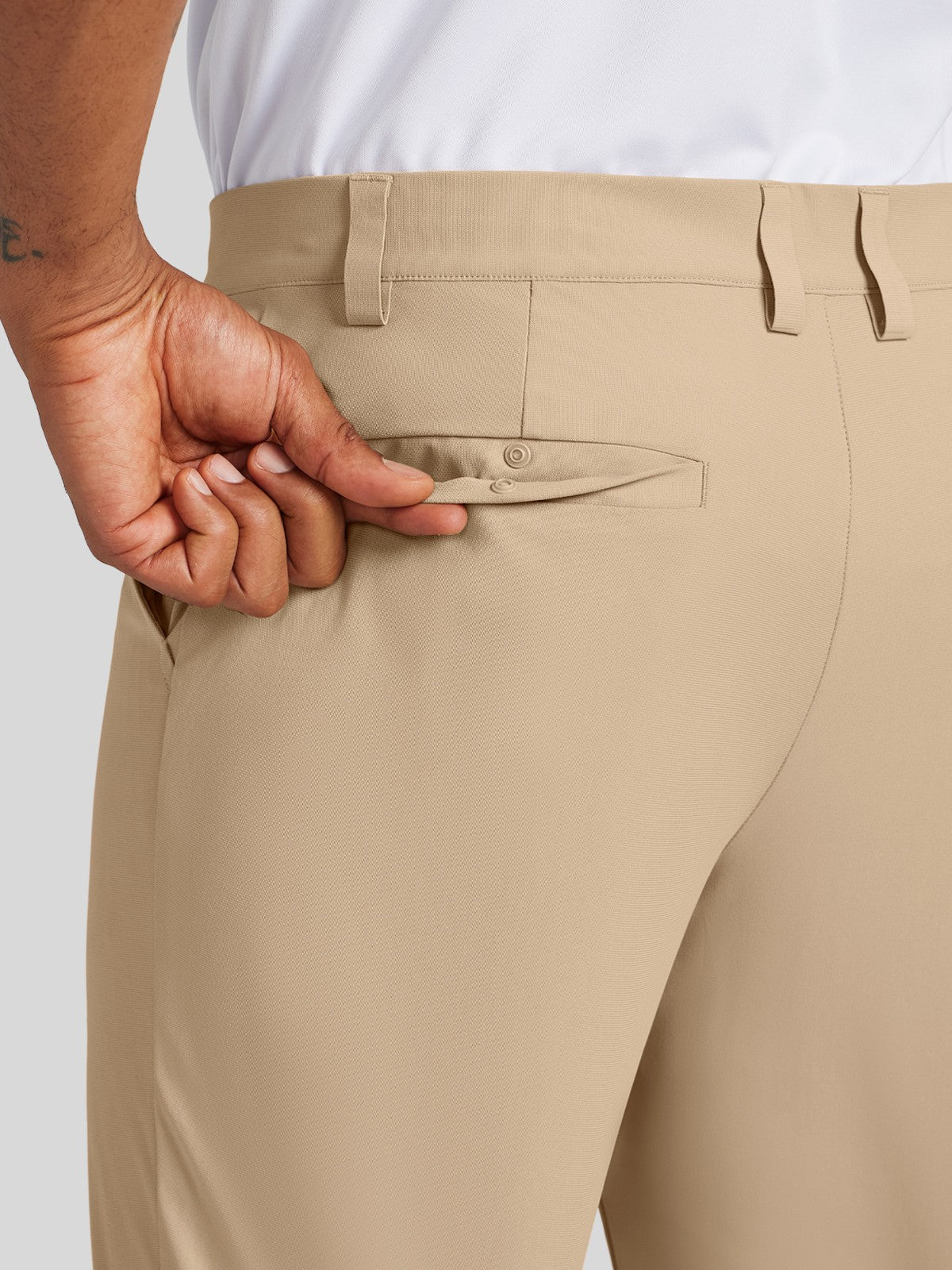 Men's Slim-Fit Golf Dress Pants 30 Inch