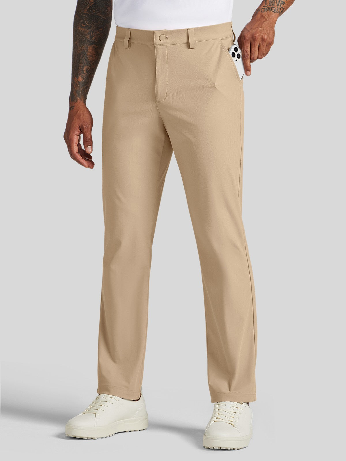 Men's Slim-Fit Golf Dress Pants 28 Inch