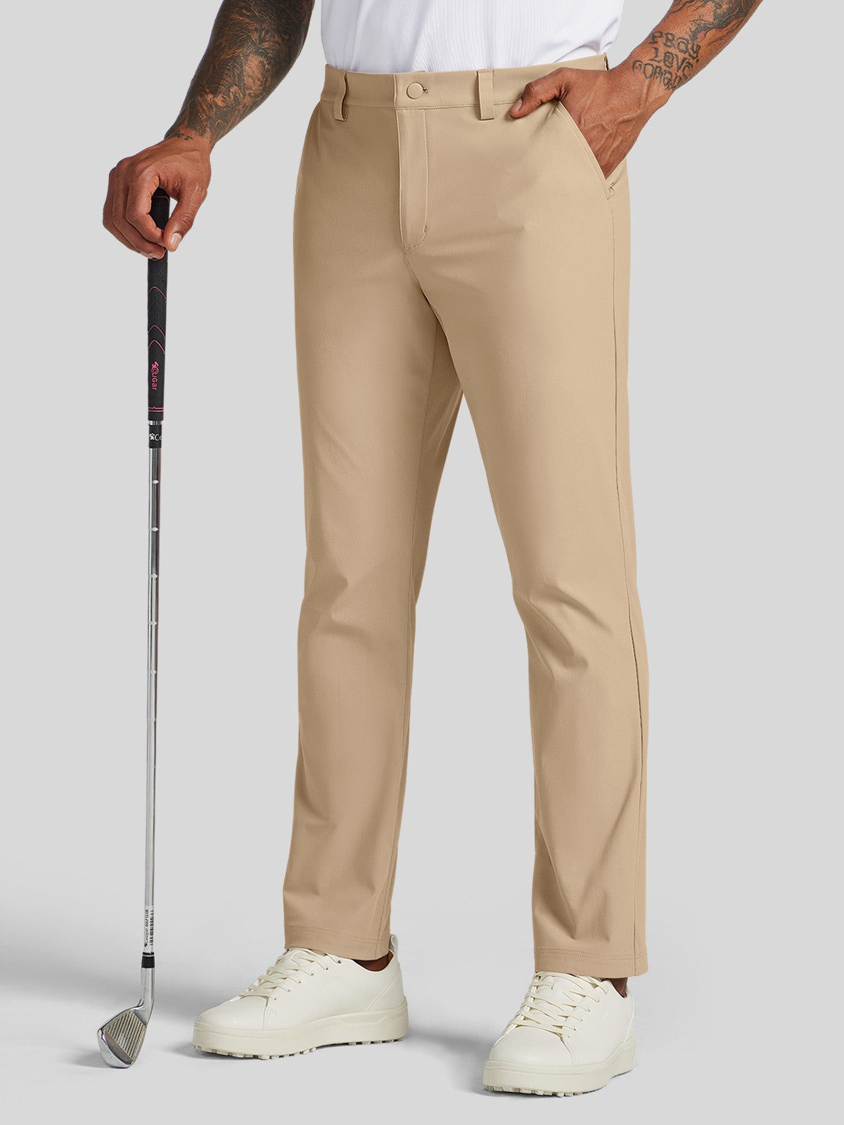 Men's Slim-Fit Golf Dress Pants 30 Inch