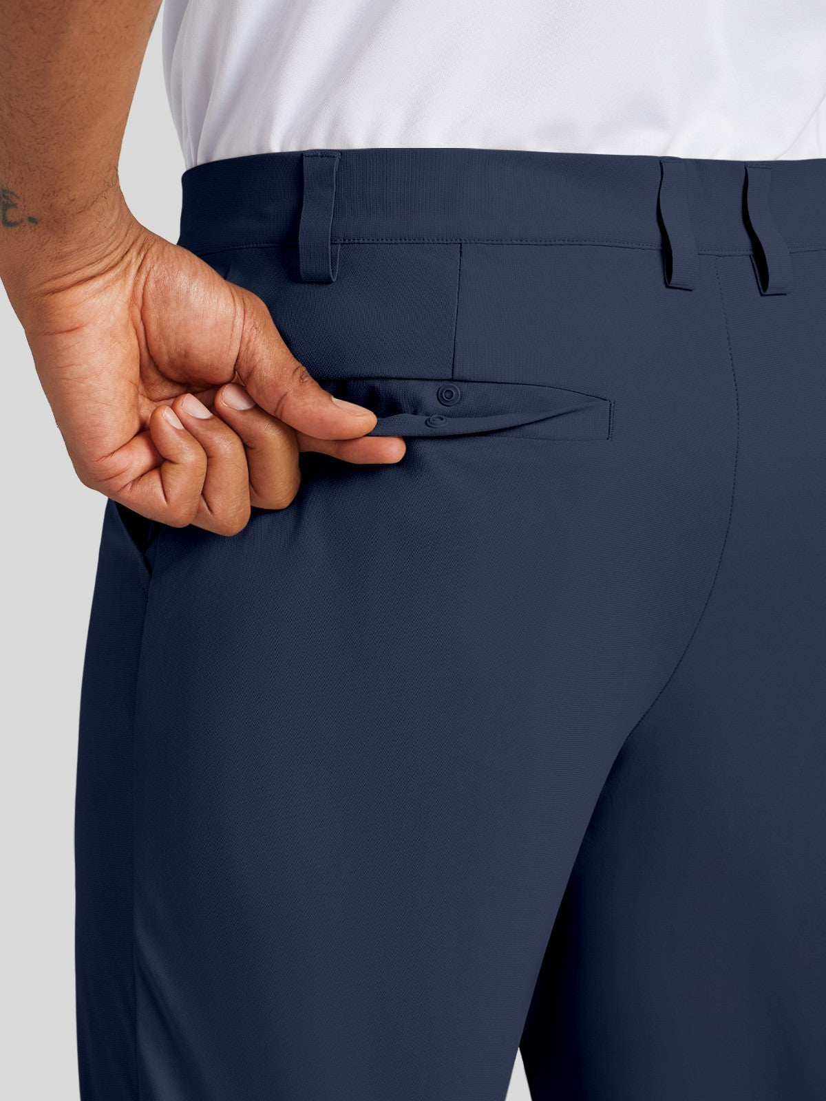 Men's Slim-Fit Golf Dress Pants 30 Inch