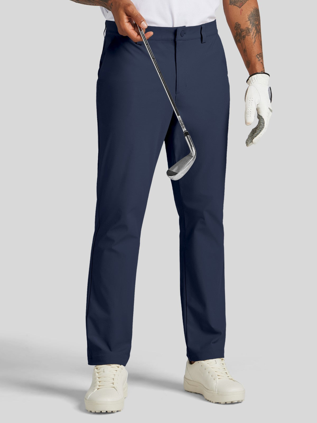Men's Slim-Fit Golf Dress Pants 34 Inch
