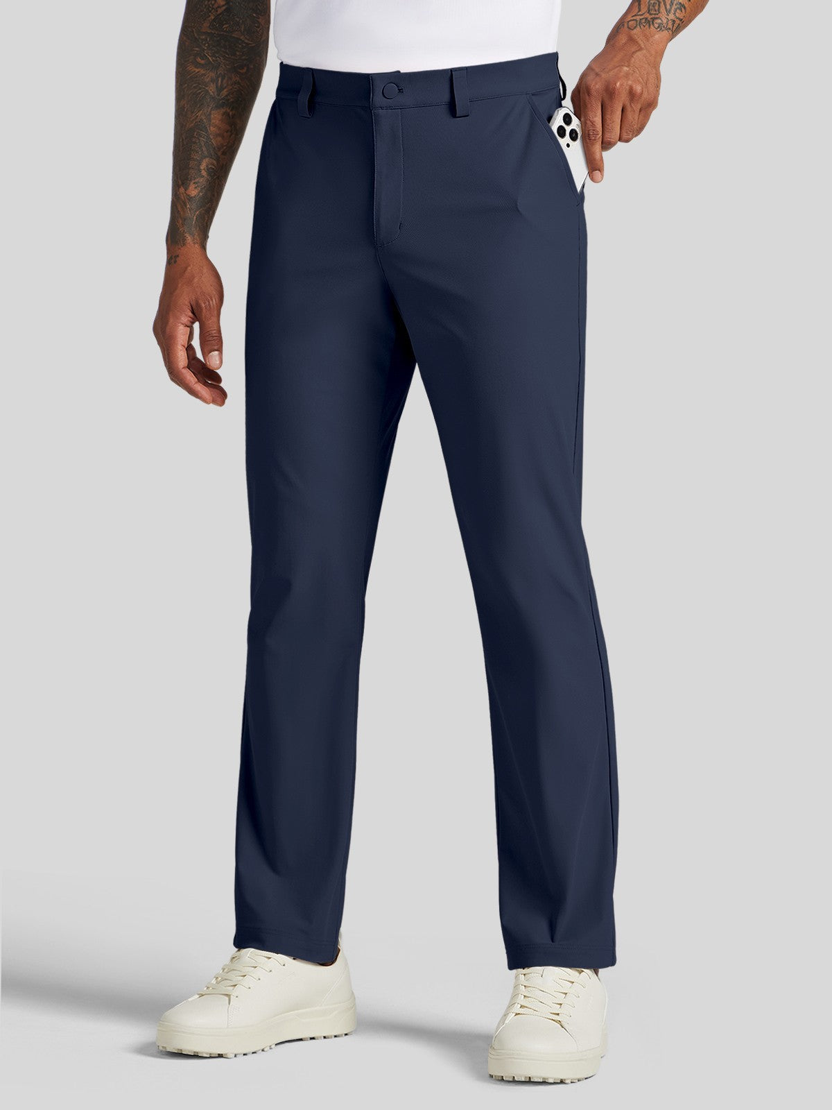 Men's Slim-Fit Golf Dress Pants 30 Inch