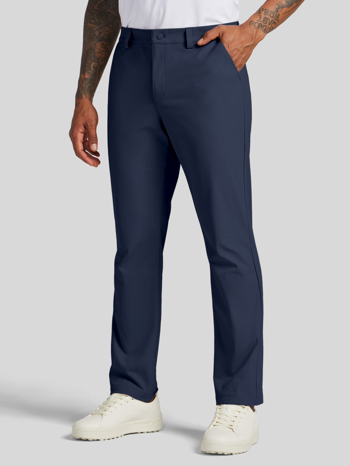 Men's Slim-Fit Golf Dress Pants 28 Inch