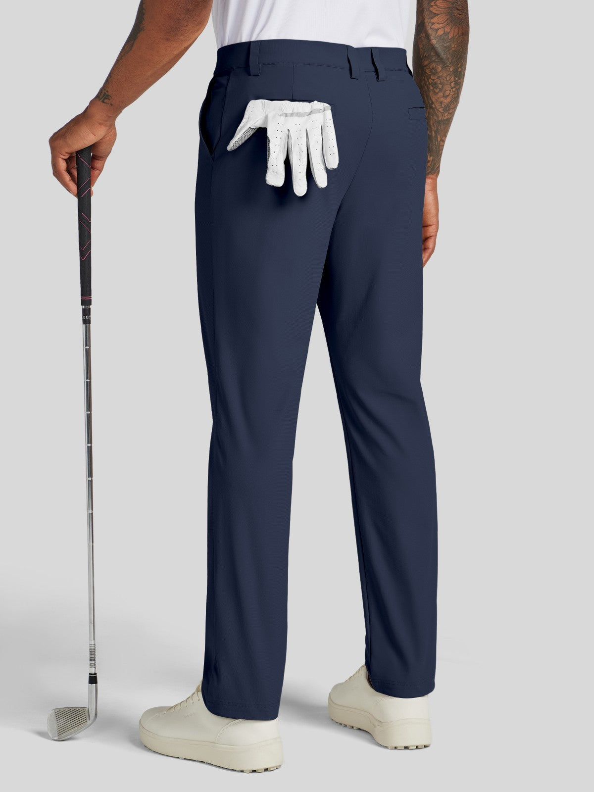 Men's Slim-Fit Golf Dress Pants 28 Inch