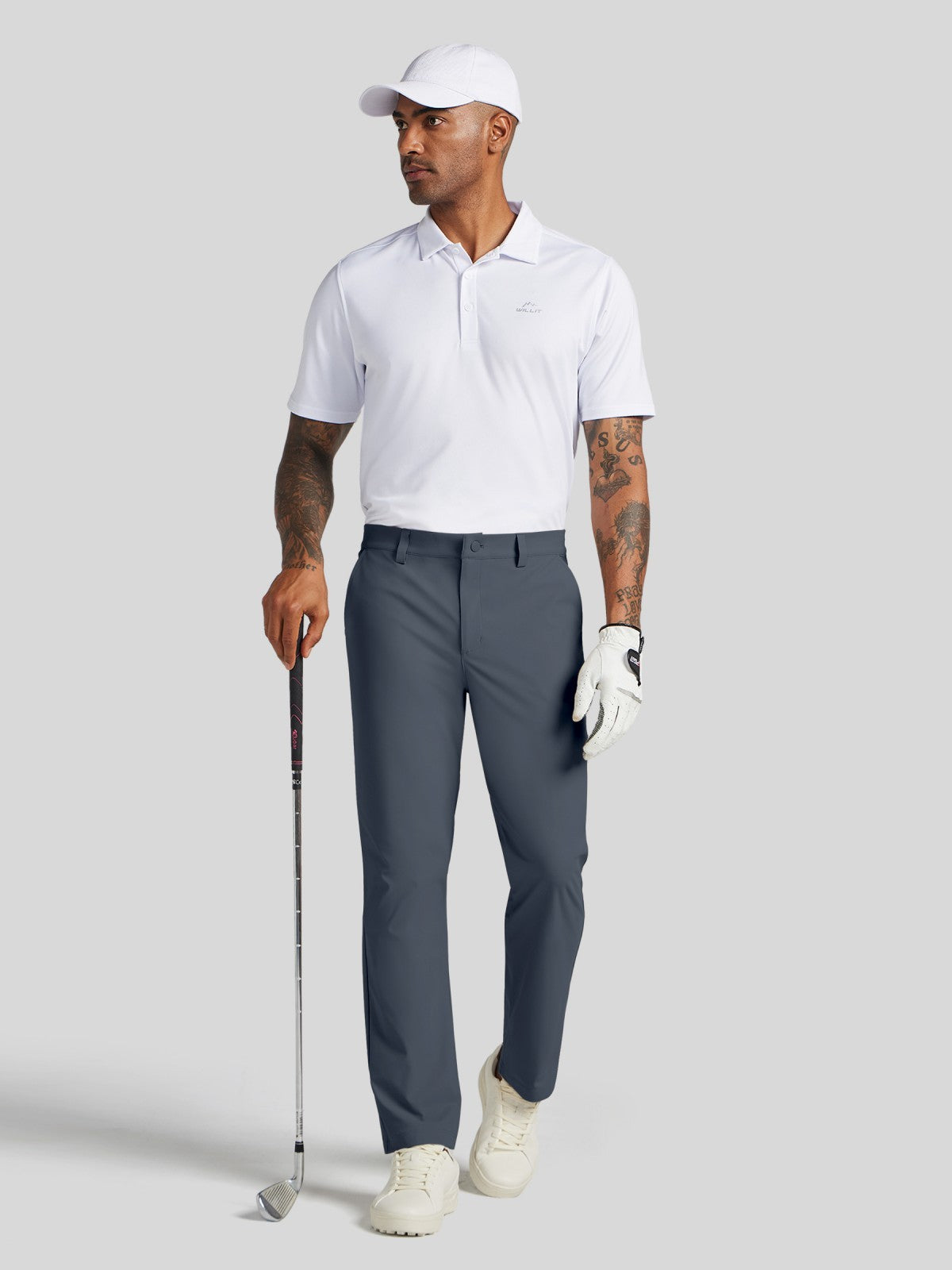 Men's Slim-Fit Golf Dress Pants 28 Inch