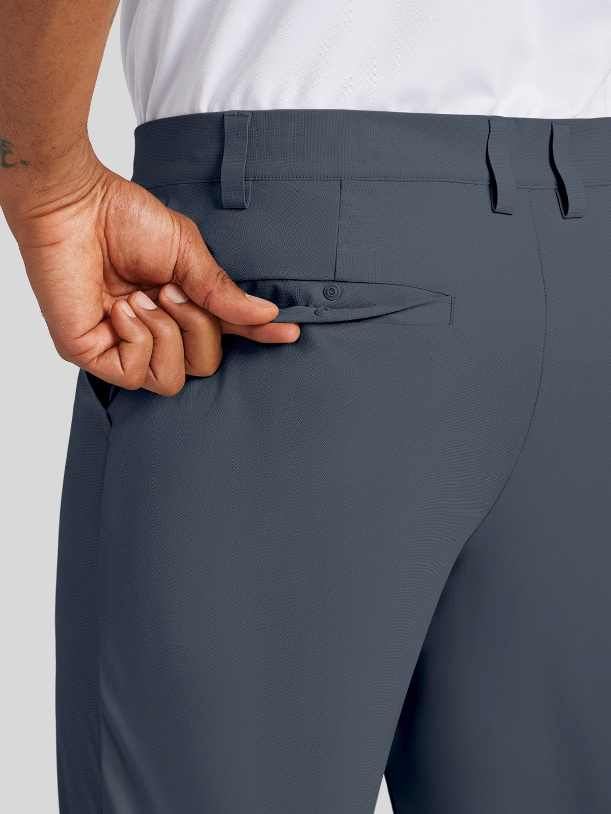 Men's Slim-Fit Golf Dress Pants 30 Inch