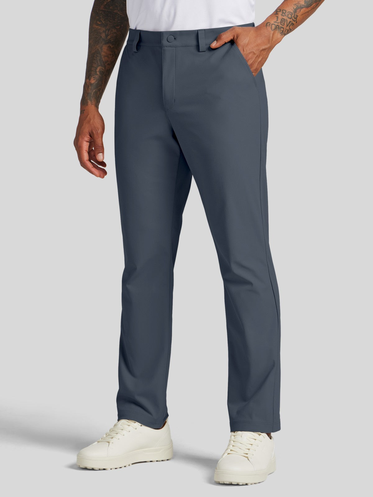 Men's Slim-Fit Golf Dress Pants 28 Inch