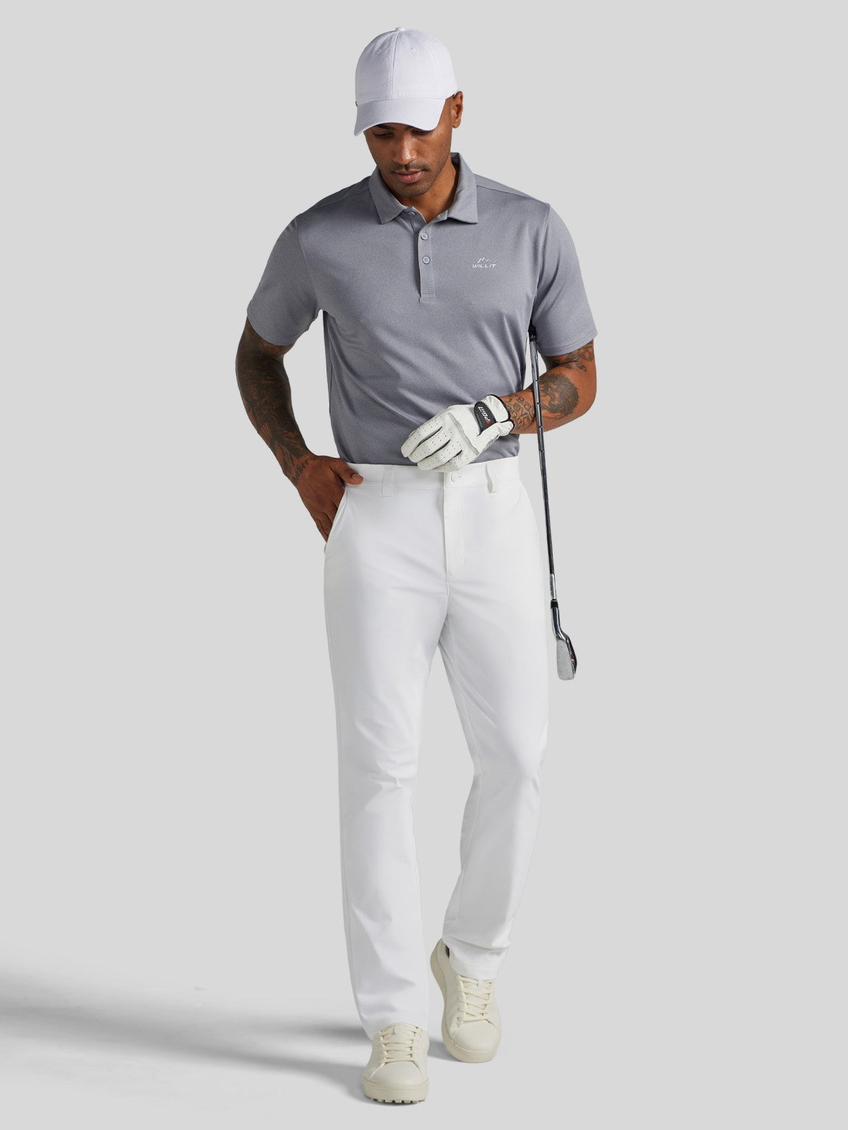 Men's Slim-Fit Golf Dress Pants 30 Inch