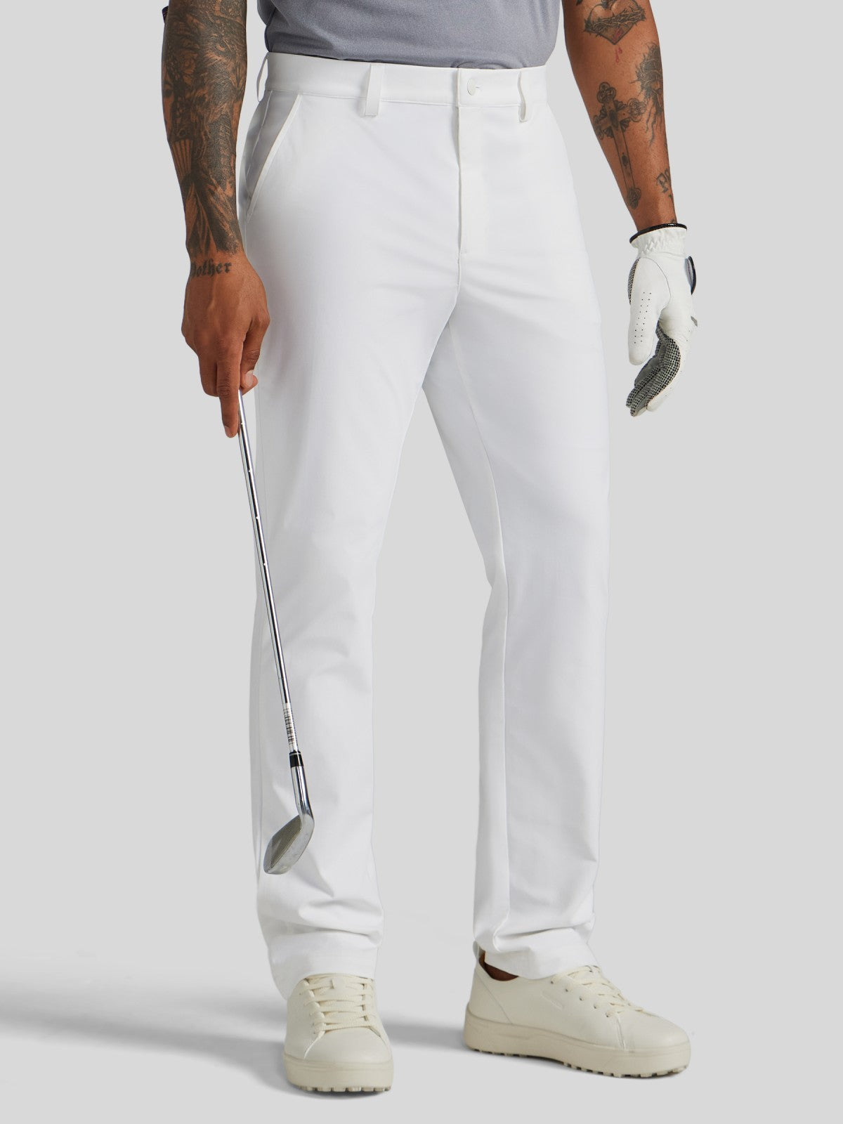 Men's Slim-Fit Golf Dress Pants 34 Inch