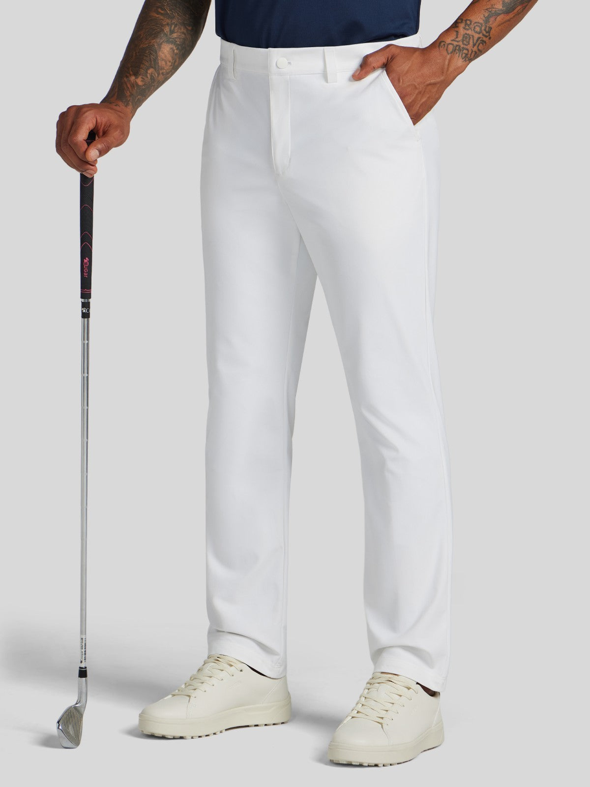 Men's Slim-Fit Golf Dress Pants 30 Inch