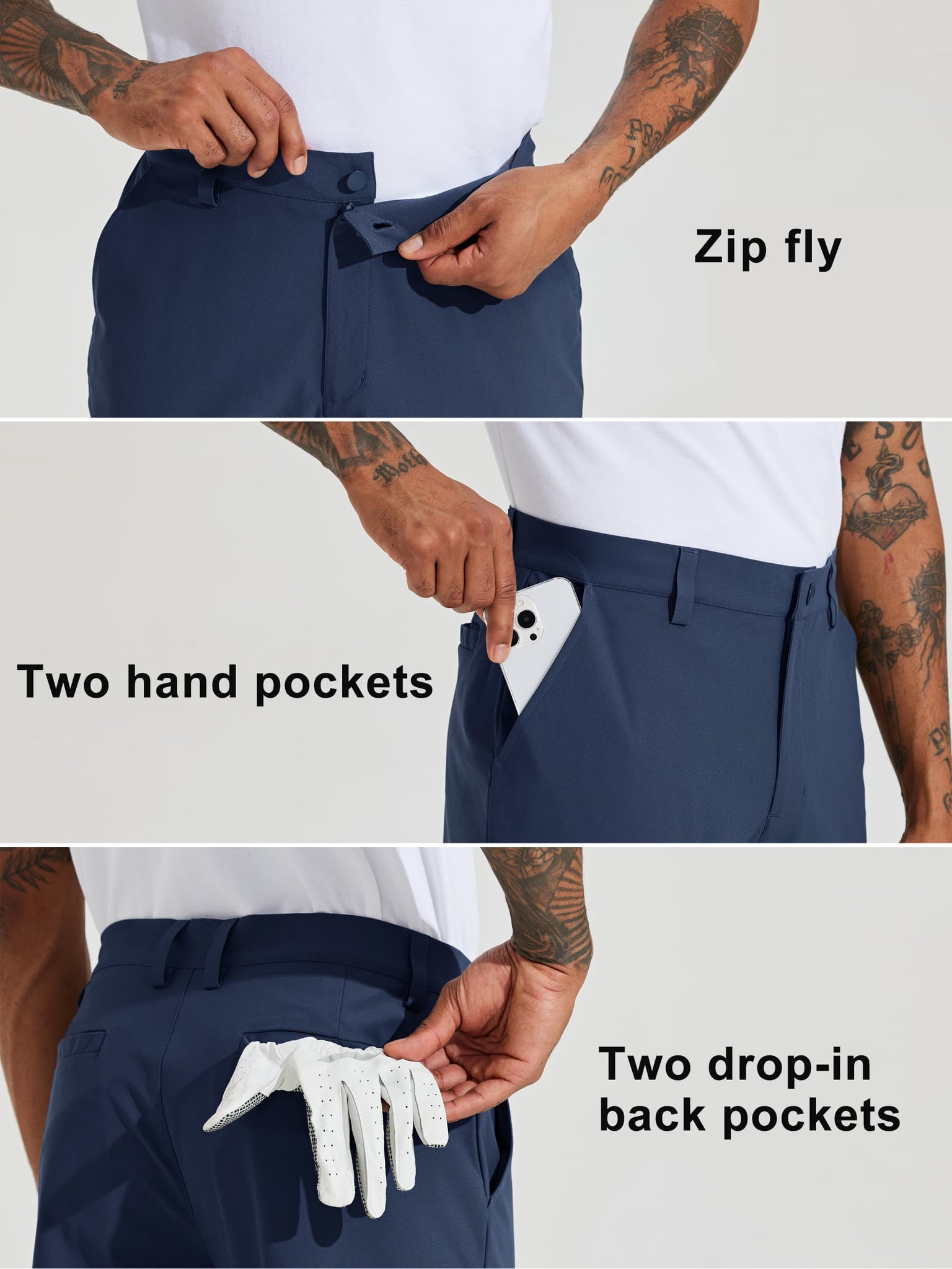Men's Stretch Golf Dress Pants