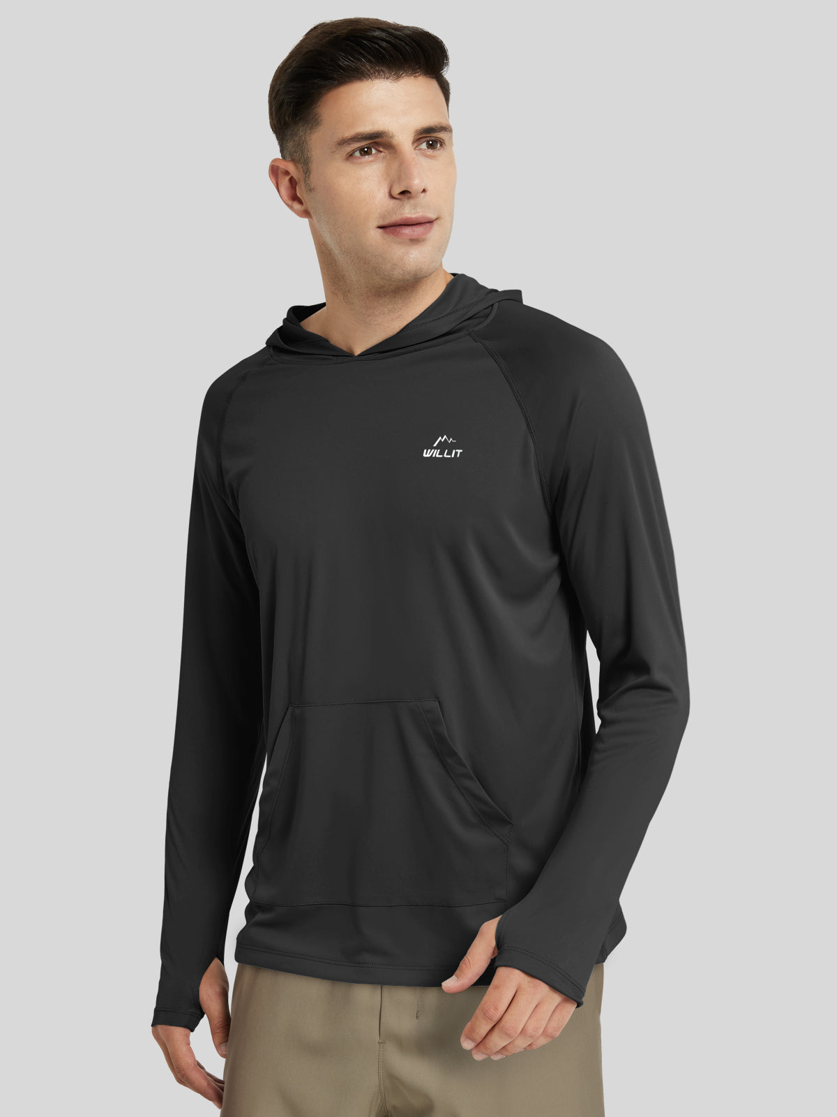 Men's Sun Protection Long Sleeve Shirts with Pocket