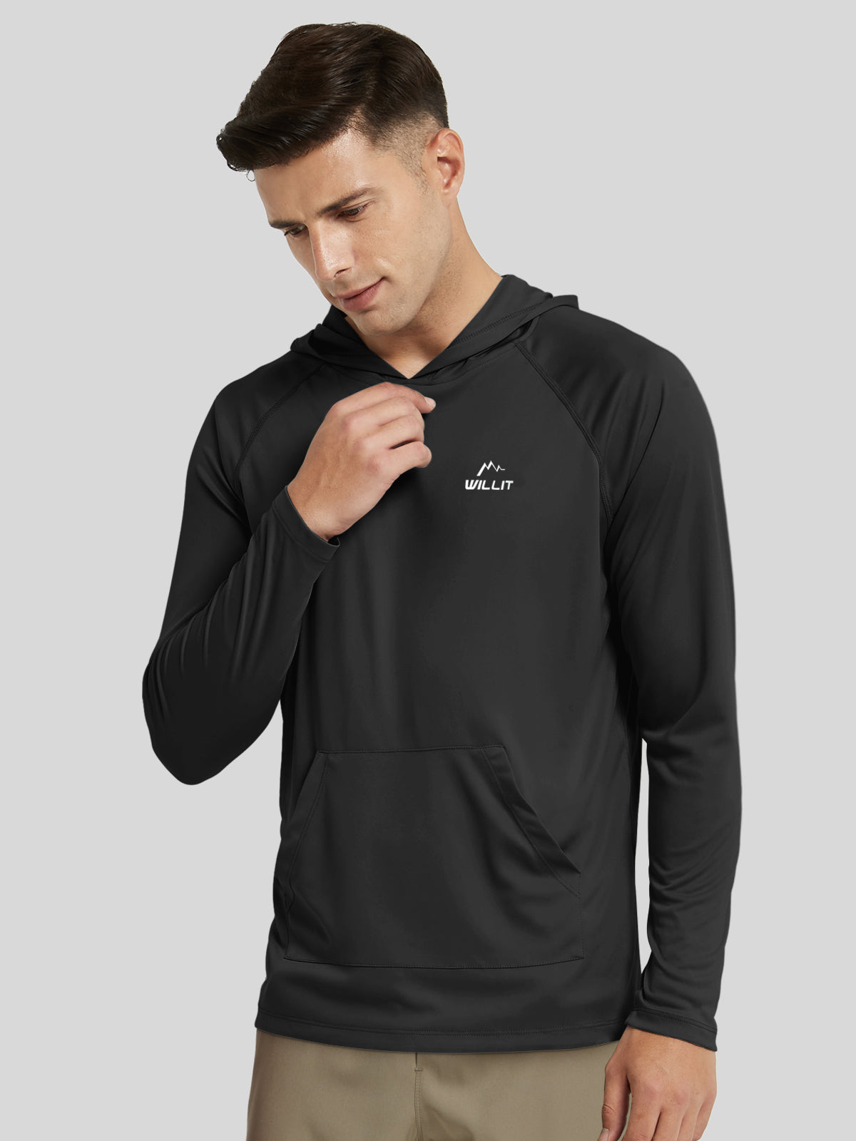 Men's Sun Protection Long Sleeve Shirts with Pocket