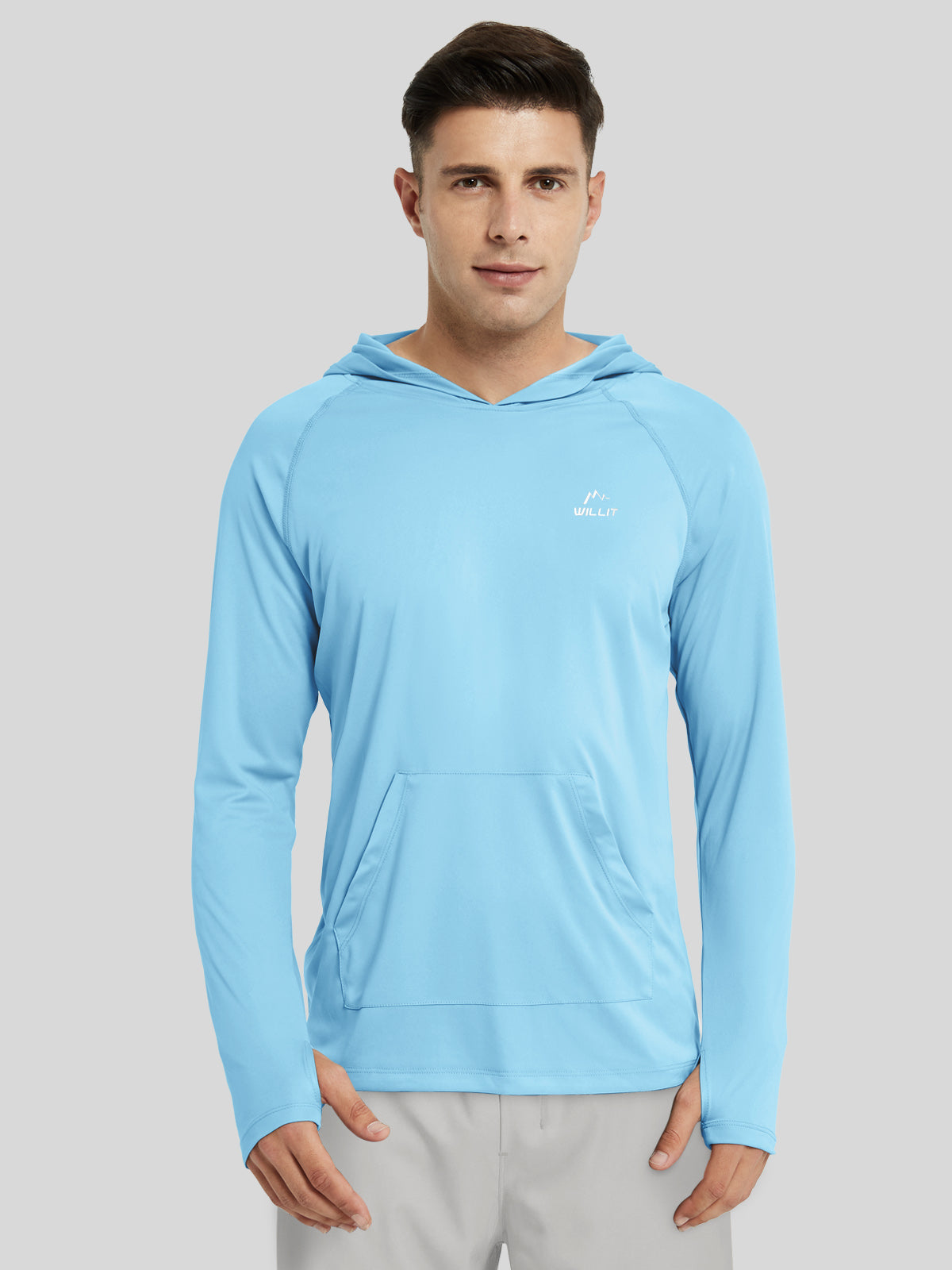Men's Sun Protection Long Sleeve Shirts with Pocket
