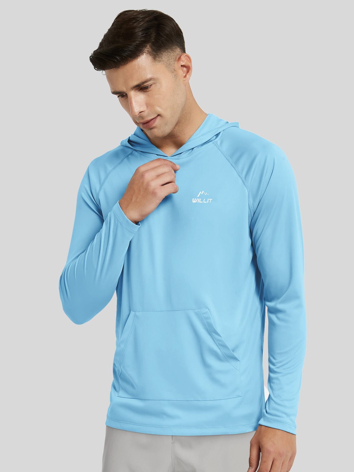 Men's Sun Protection Long Sleeve Shirts with Pocket