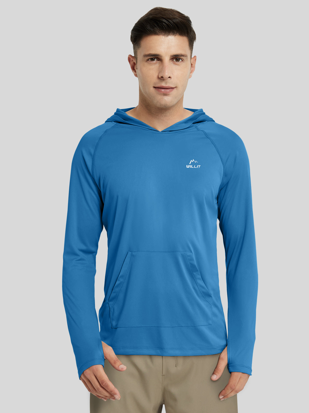 Men's Sun Protection Long Sleeve Shirts with Pocket