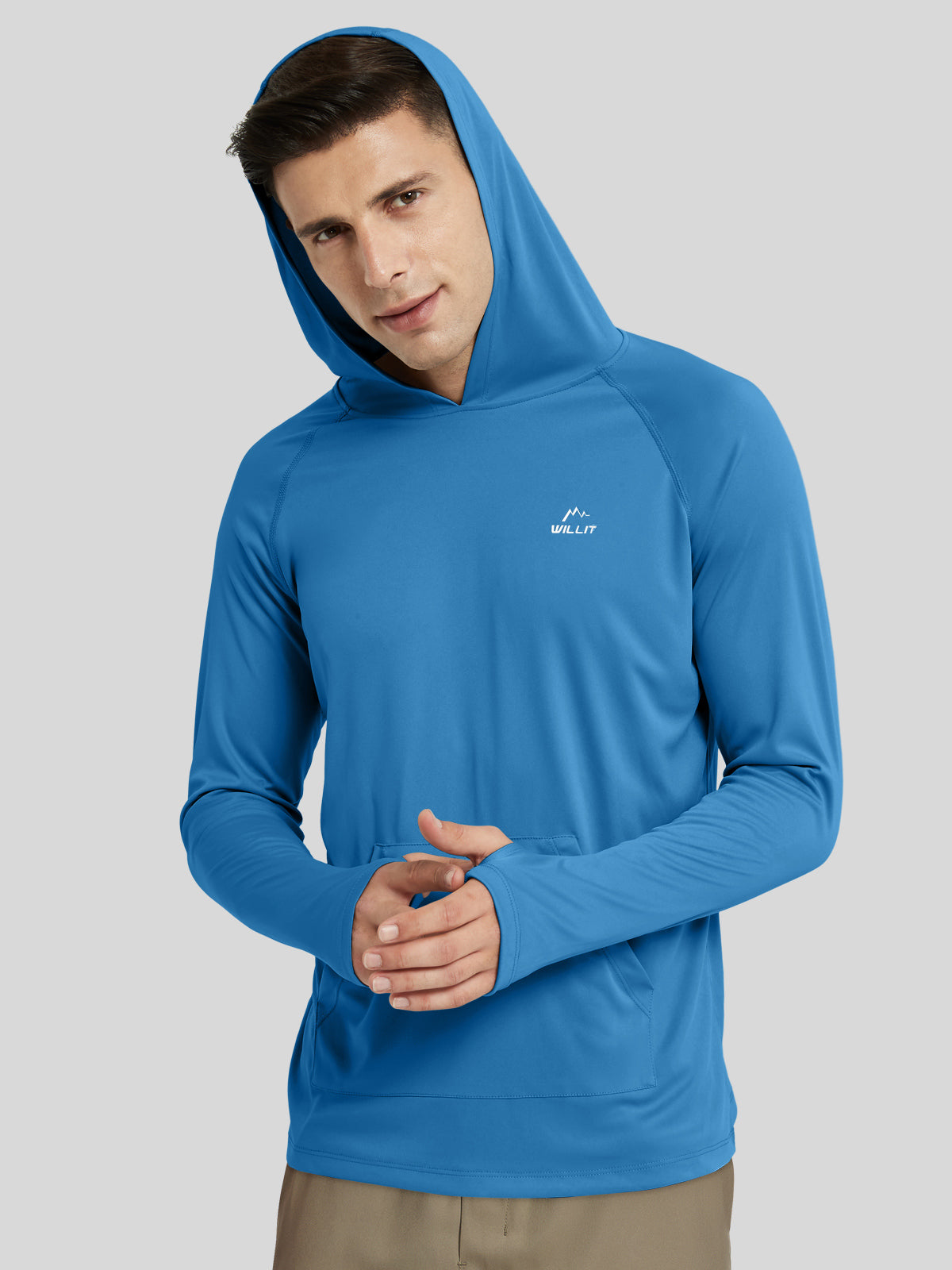 Men's Sun Protection Long Sleeve Shirts with Pocket