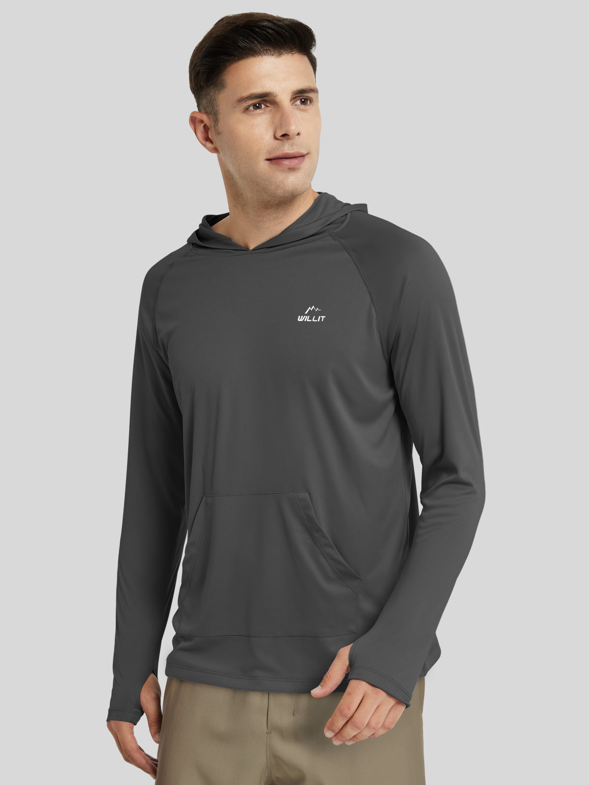 Men's Sun Protection Long Sleeve Shirts with Pocket