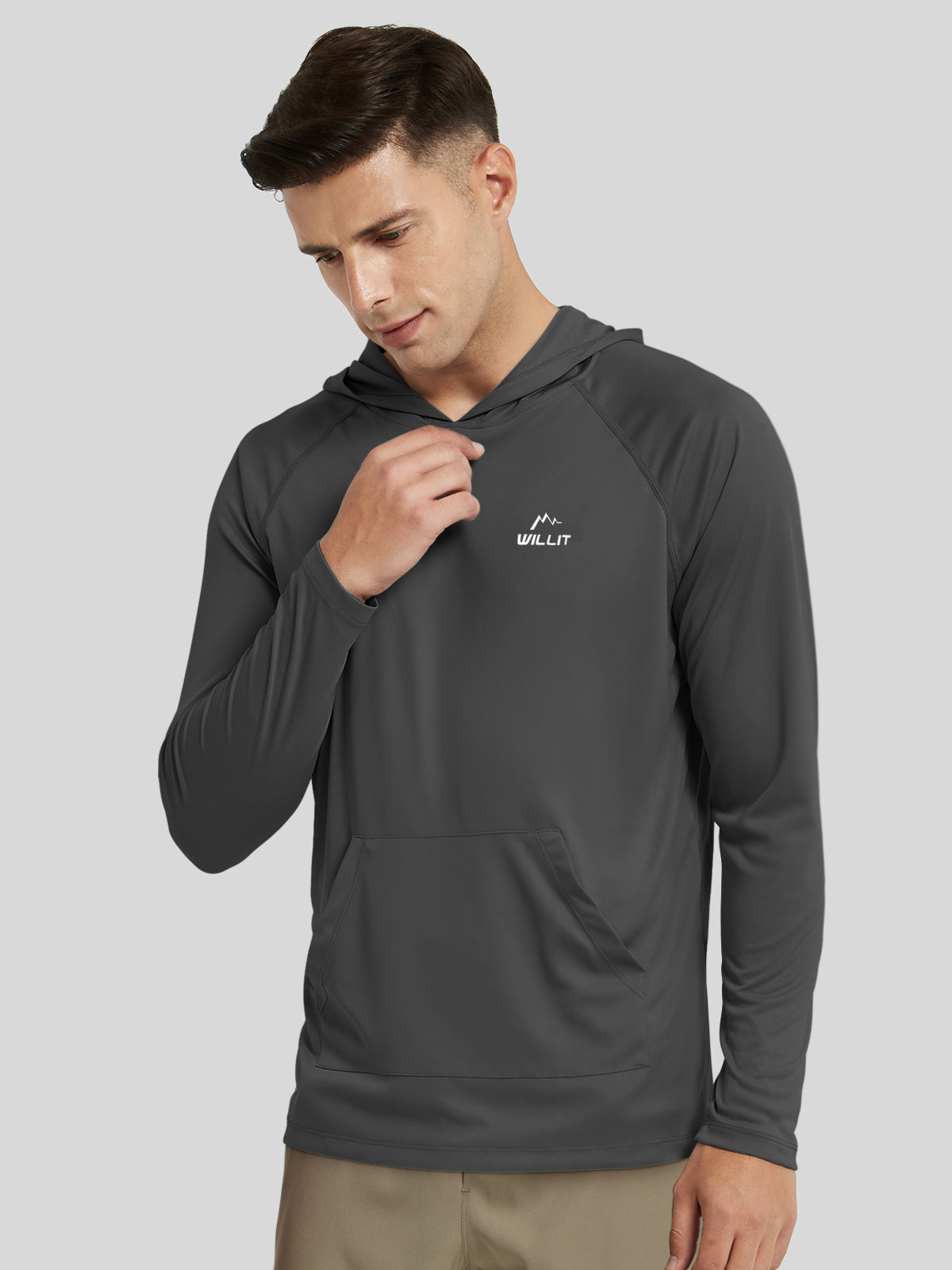 Men's Sun Protection Long Sleeve Shirts with Pocket