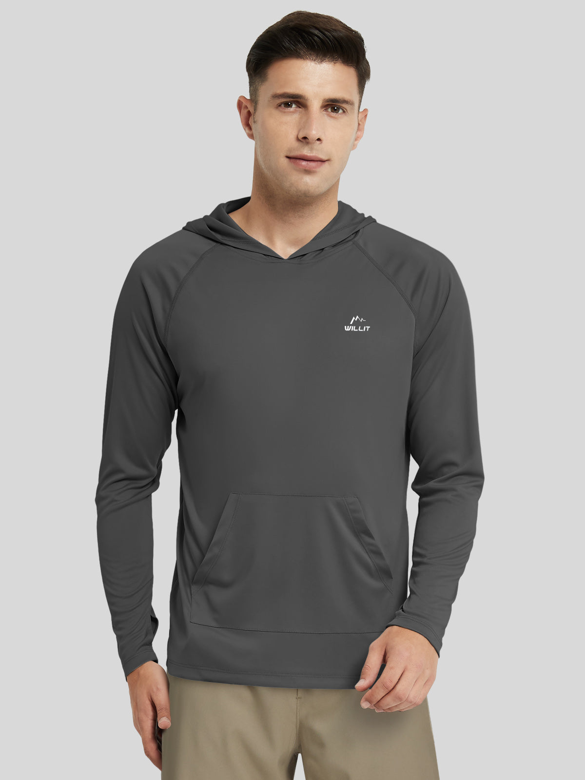 Men's Sun Protection Long Sleeve Shirts with Pocket