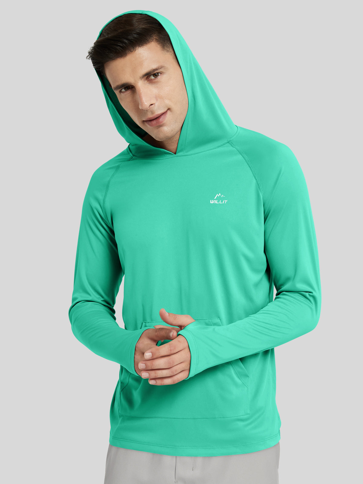 Men's Sun Protection Long Sleeve Shirts with Pocket