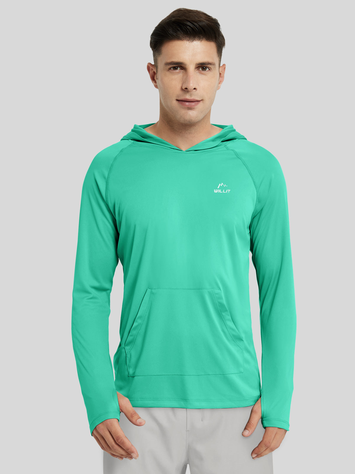 Men's Sun Protection Long Sleeve Shirts with Pocket