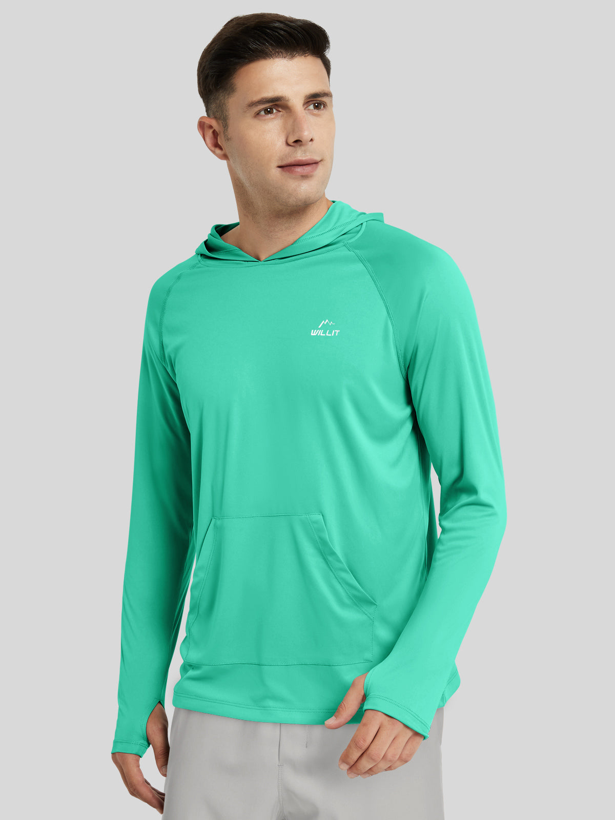 Men's Sun Protection Long Sleeve Shirts with Pocket