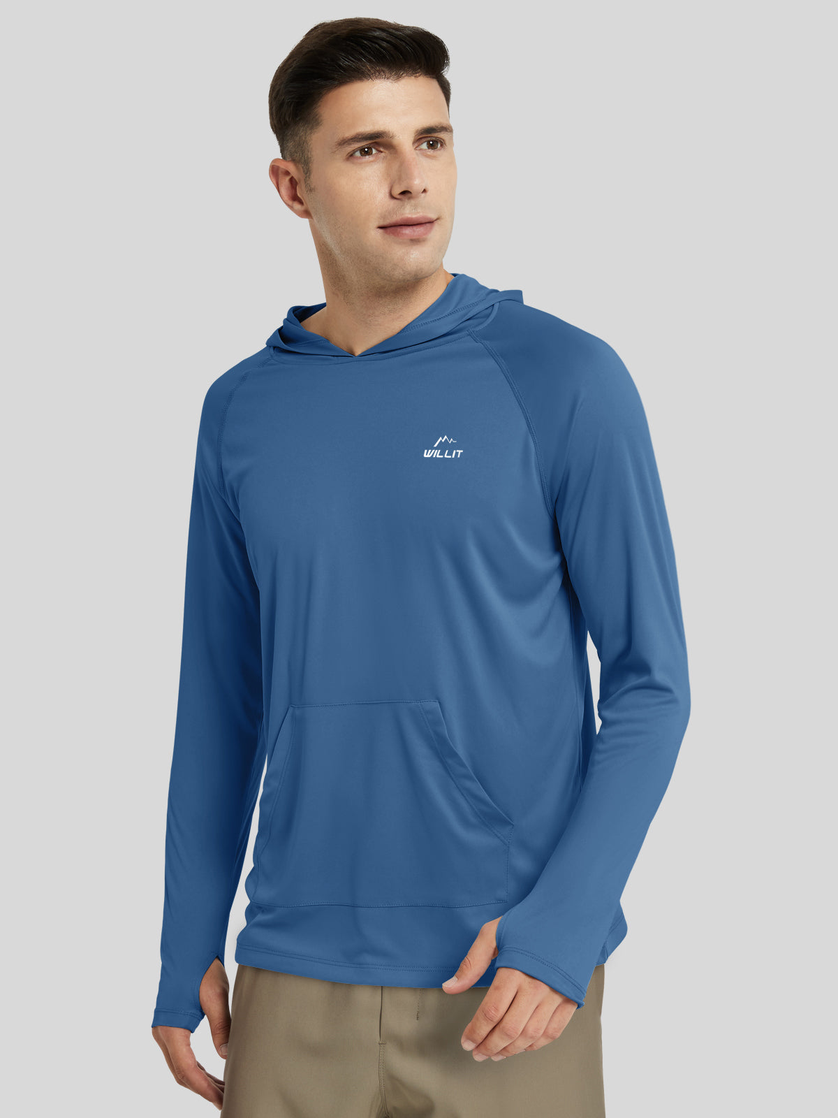 Men's Sun Protection Long Sleeve Shirts with Pocket