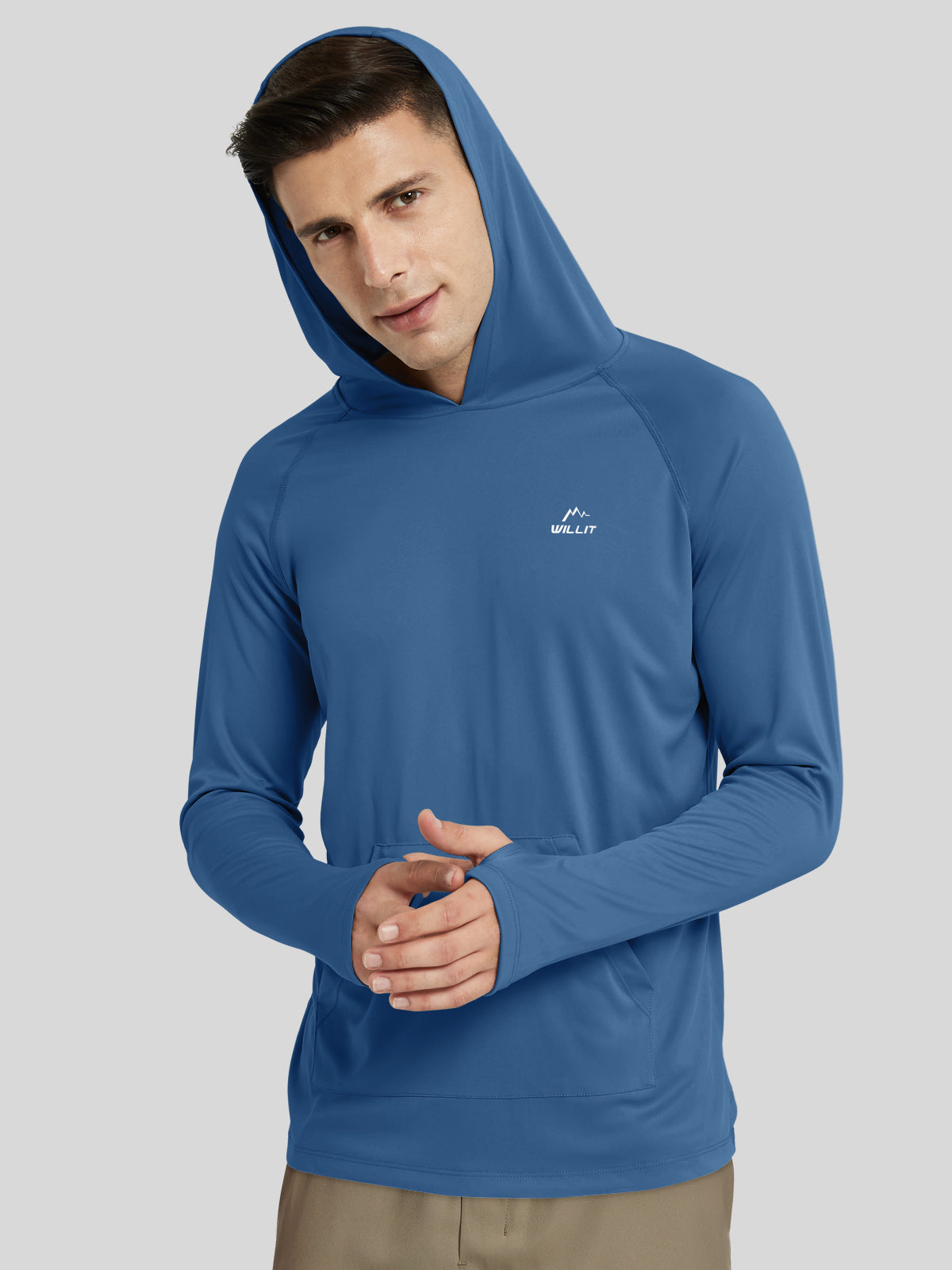 Men's Sun Protection Long Sleeve Shirts with Pocket