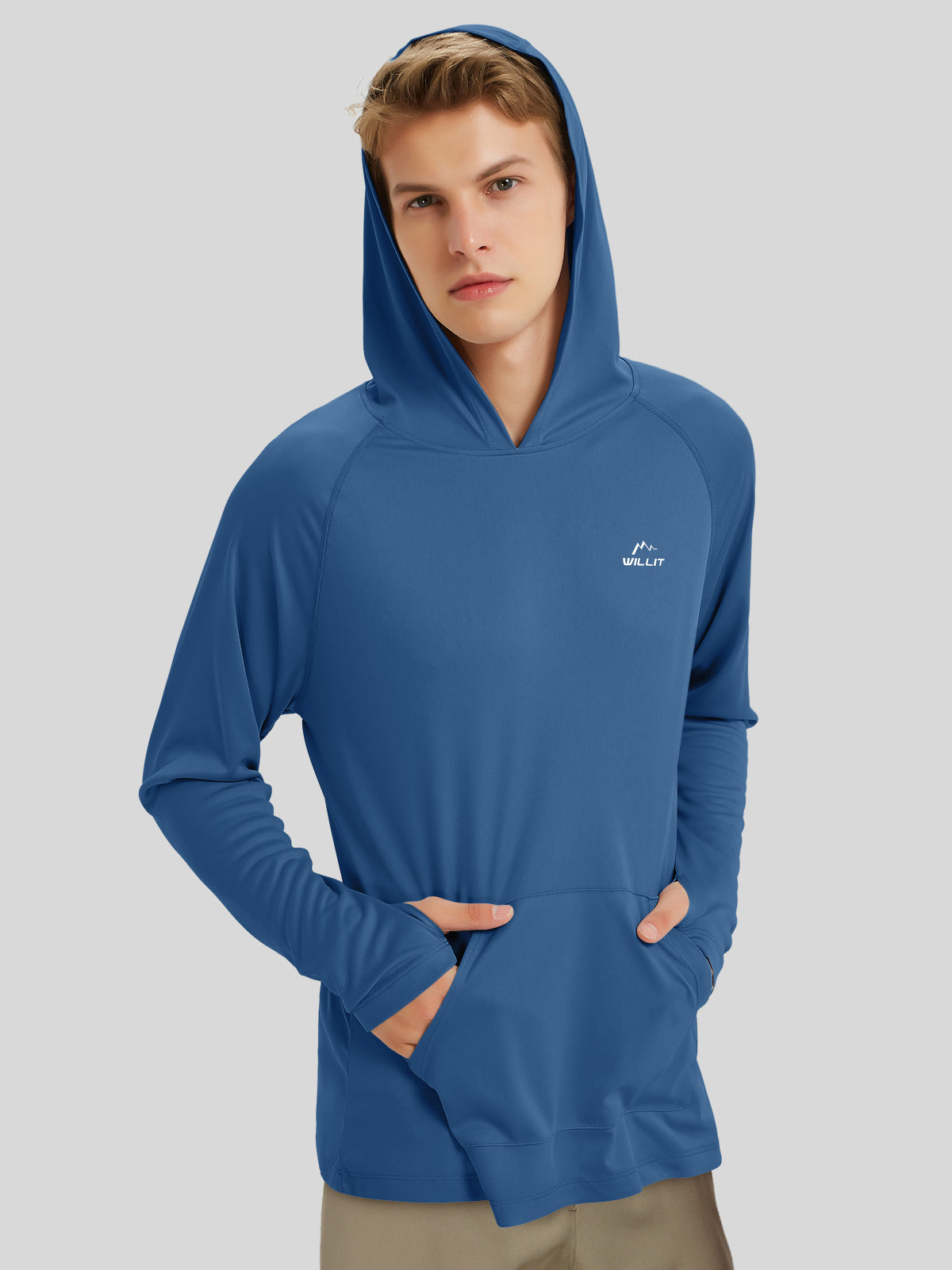 Men's Sun Protection Long Sleeve Shirts with Pocket