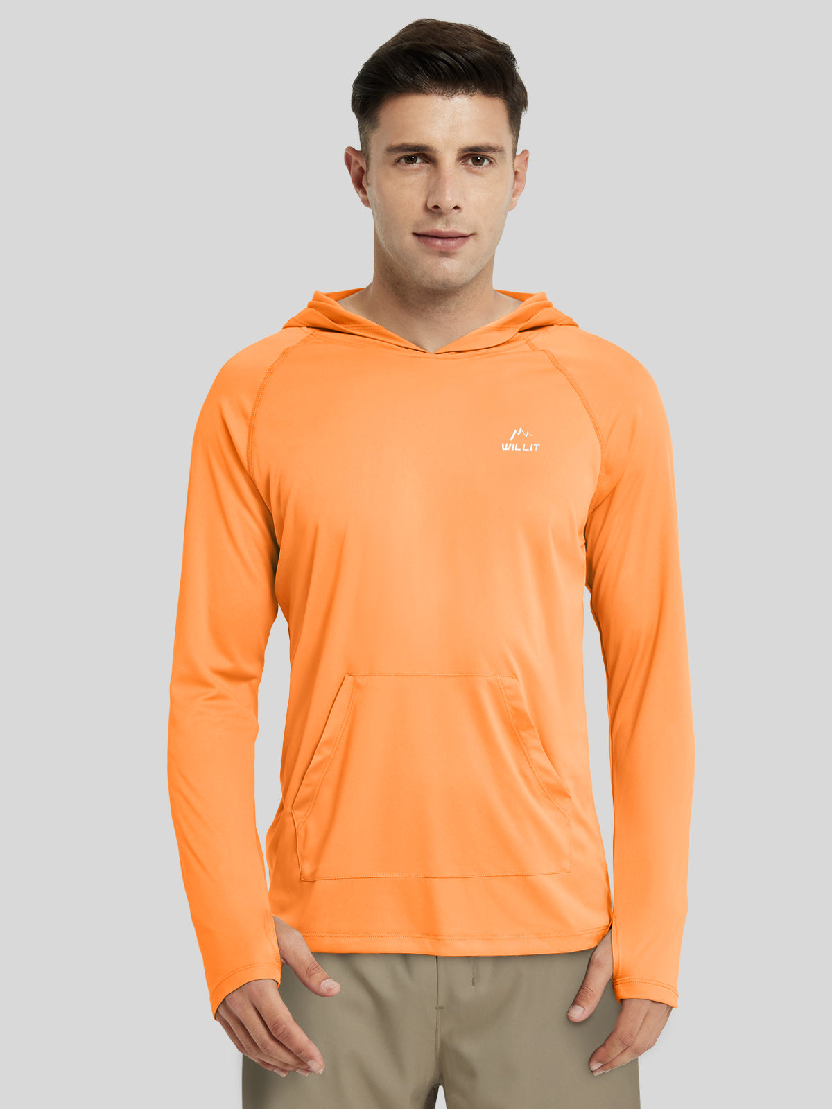 Men's Sun Protection Long Sleeve Shirts with Pocket