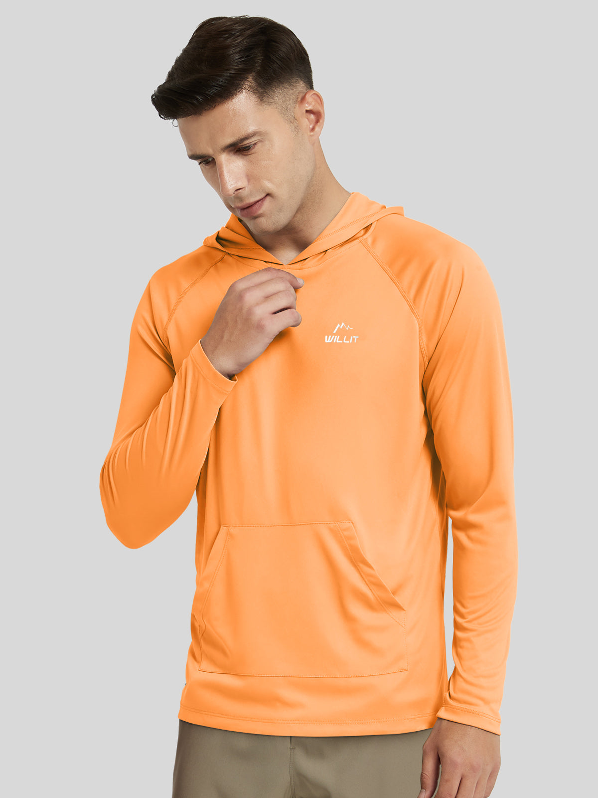 Men's Sun Protection Long Sleeve Shirts with Pocket