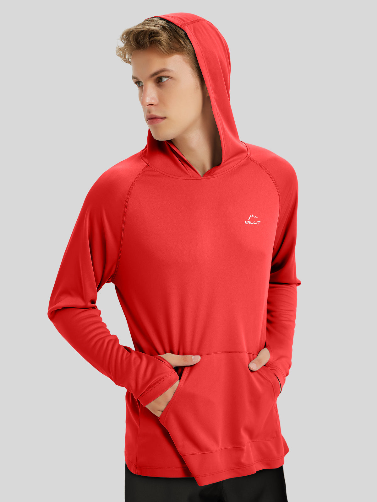 Men's Sun Protection Long Sleeve Shirts with Pocket