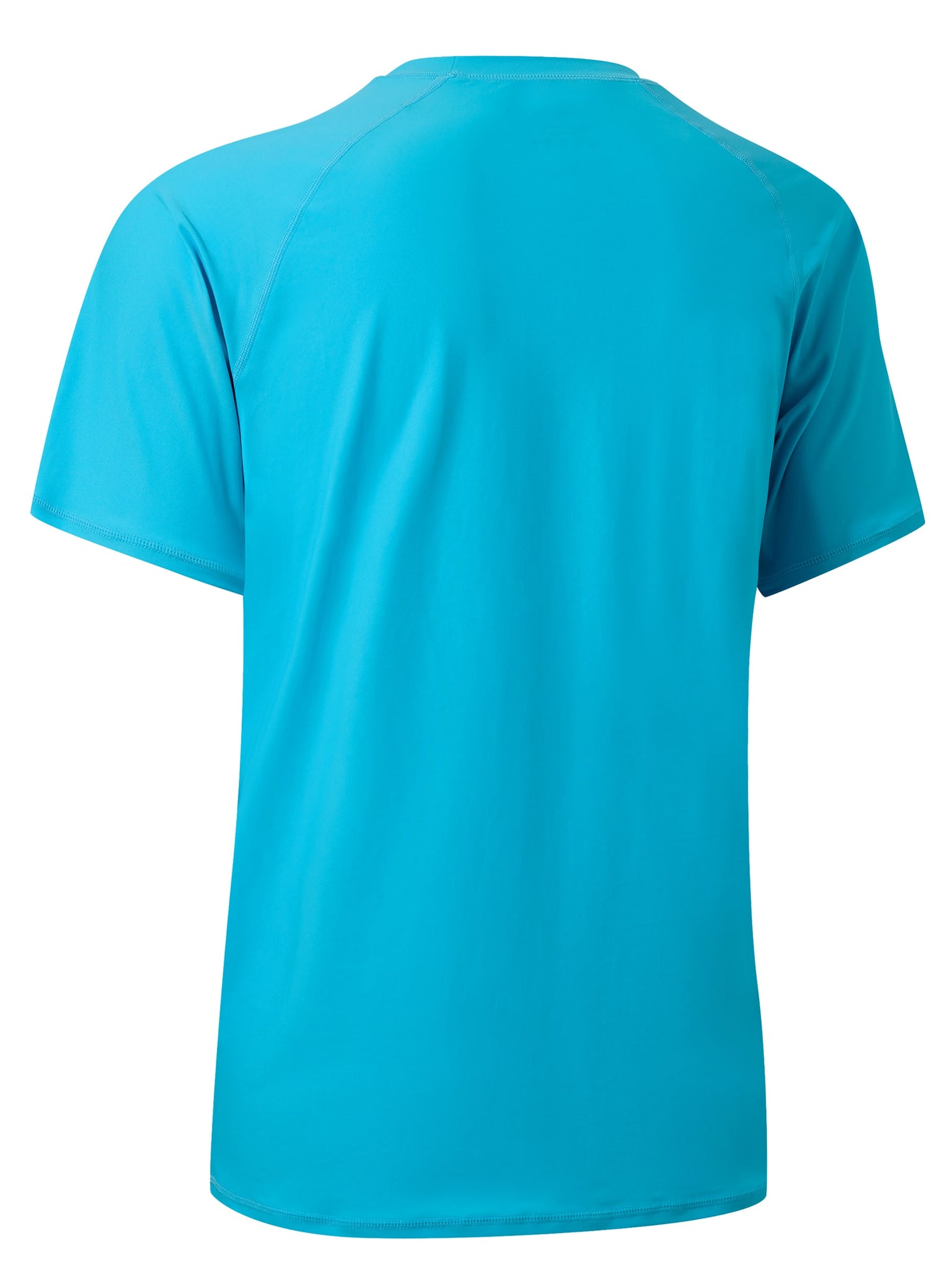 Men's Sun Protection Short Sleeve Shirt_Blue_laydown2