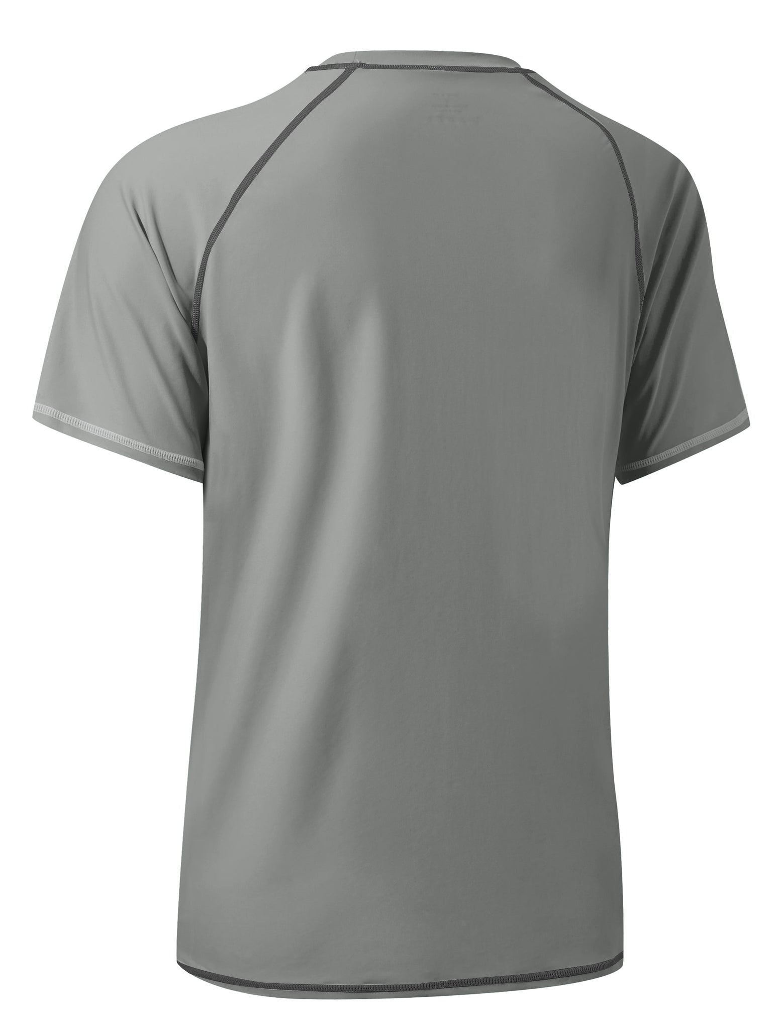Men's Sun Protection Short Sleeve Shirt_Gray_detail2