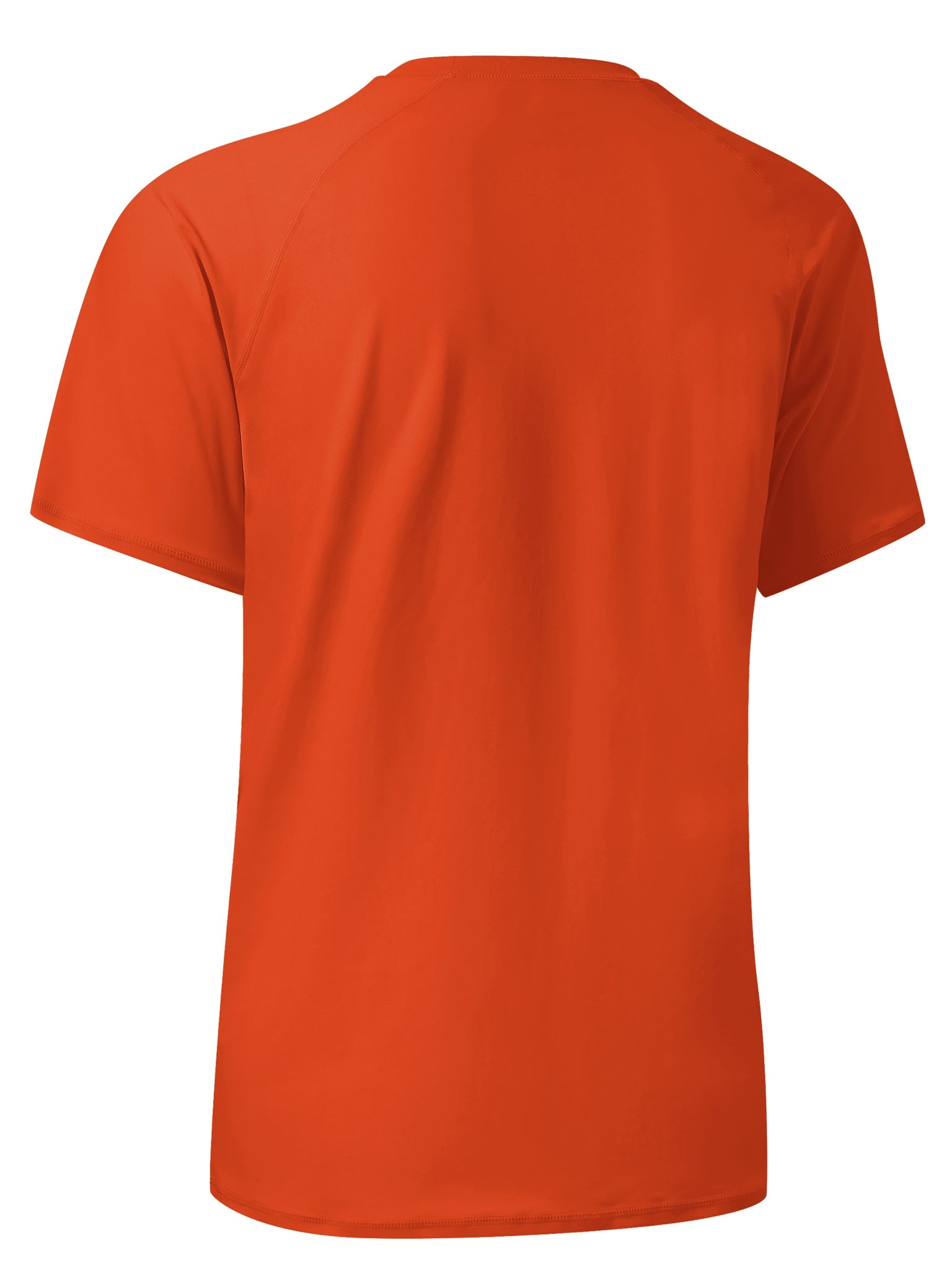 Men's Sun Protection Short Sleeve Shirt_Tangerine_detail2