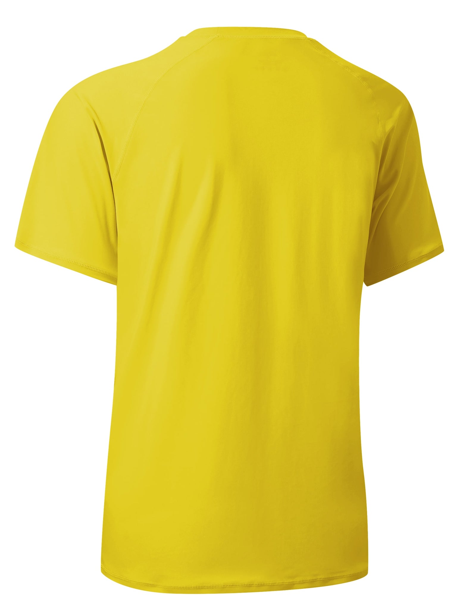 Men's Sun Protection Short Sleeve Shirt_Yellow_detail2
