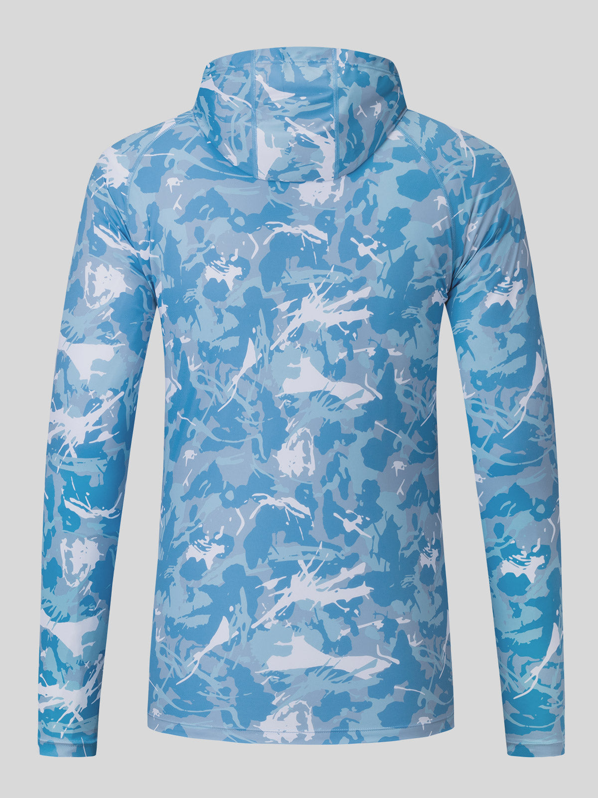 Willit Men's UPF 50+ Hooded Sun Shirt in Camo