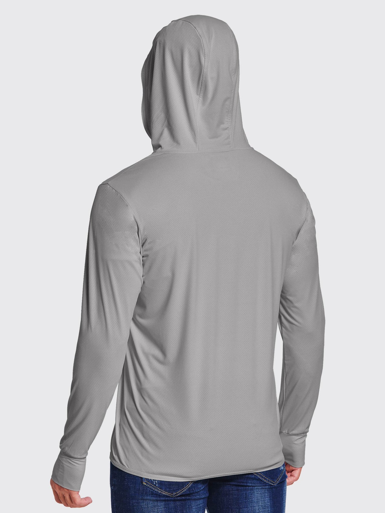 Willit Men's Sun Protection Jacket Full Zip_DeepGray_model4