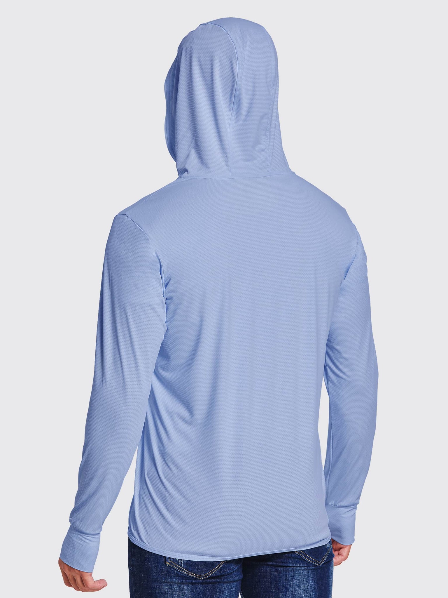 Willit Men's Sun Protection Jacket Full Zip_FogBlue_model3
